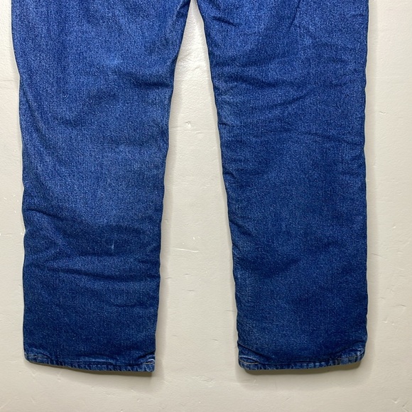 CABELA’S Fleece Lined Jeans Straight Leg 5 Pocket Warm Farm Life Utility 8 - Picture 7 of 13